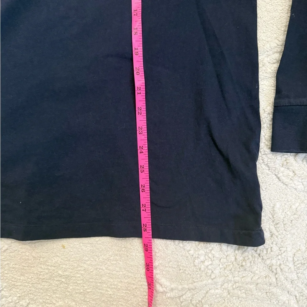 Polo Ralph Lauren XXL Long‎ Sleeve Navy Blue Cotton Tee